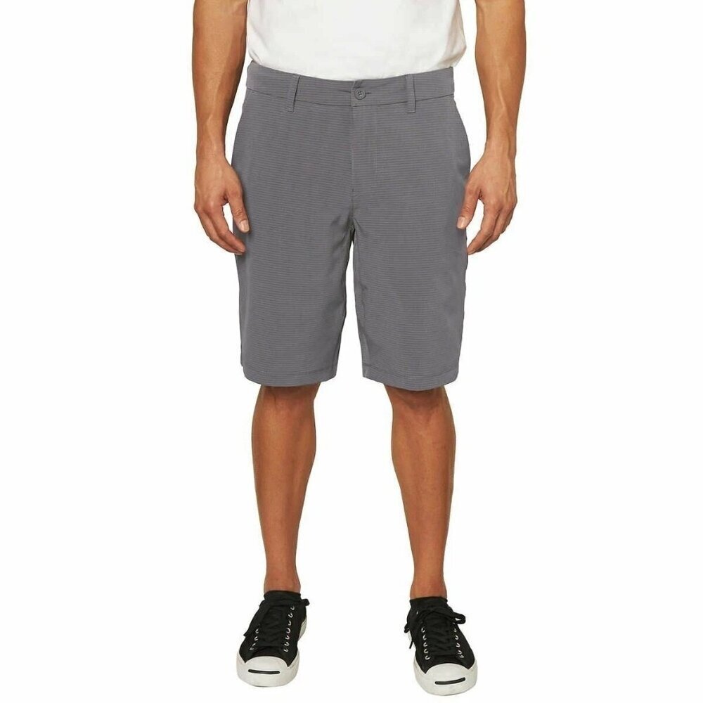 NEW Hang Ten Men's Size 38  Hybrid Shorts Quick Dry Stretch Fabric Gray